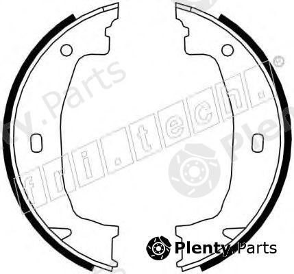  fri.tech. part 1019.028 (1019028) Brake Shoe Set, parking brake