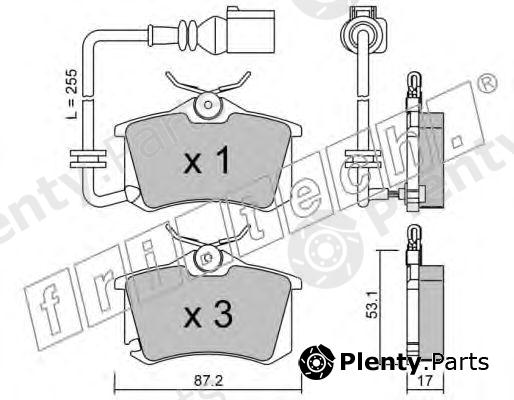  fri.tech. part 102.4 (1024) Brake Pad Set, disc brake