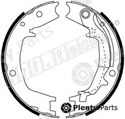  fri.tech. part 1046.215Y (1046215Y) Brake Shoe Set, parking brake