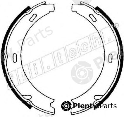  fri.tech. part 1052.121 (1052121) Brake Shoe Set, parking brake