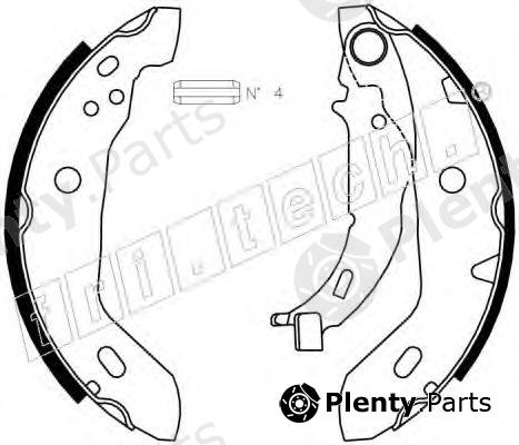  fri.tech. part 1052.122 (1052122) Brake Shoe Set