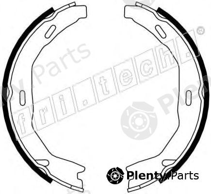  fri.tech. part 1052.132 (1052132) Brake Shoe Set, parking brake