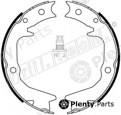  fri.tech. part 1064.177 (1064177) Brake Shoe Set, parking brake