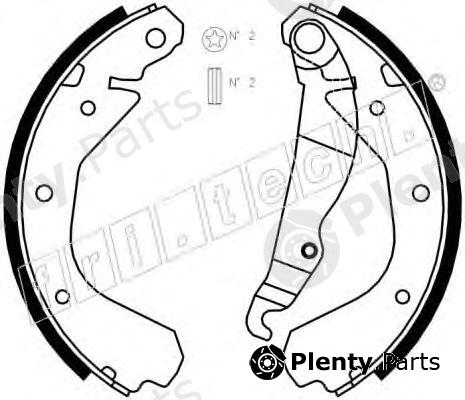  fri.tech. part 1073.162 (1073162) Brake Shoe Set