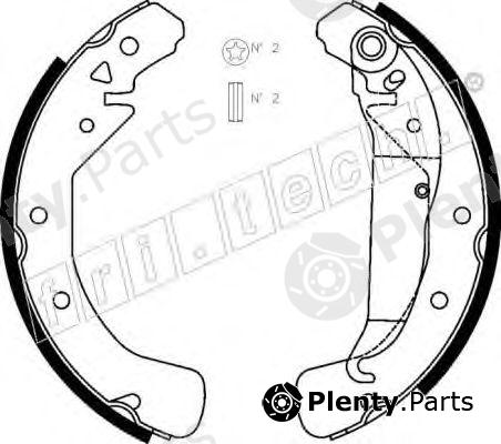  fri.tech. part 1073.169 (1073169) Brake Shoe Set