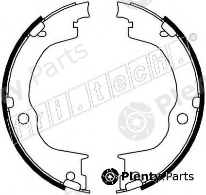  fri.tech. part 1073.175 (1073175) Brake Shoe Set, parking brake