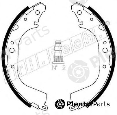  fri.tech. part 1115.288 (1115288) Brake Shoe Set