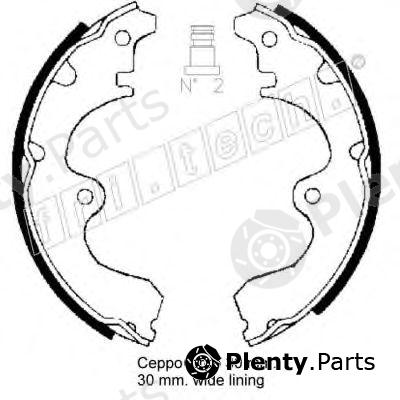  fri.tech. part 1115.295 (1115295) Brake Shoe Set