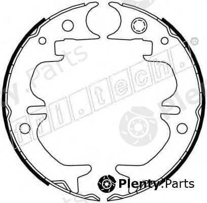  fri.tech. part 1115.316 (1115316) Brake Shoe Set, parking brake