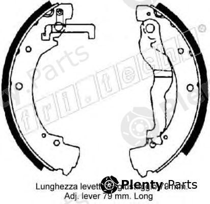  fri.tech. part 1124.285 (1124285) Brake Shoe Set