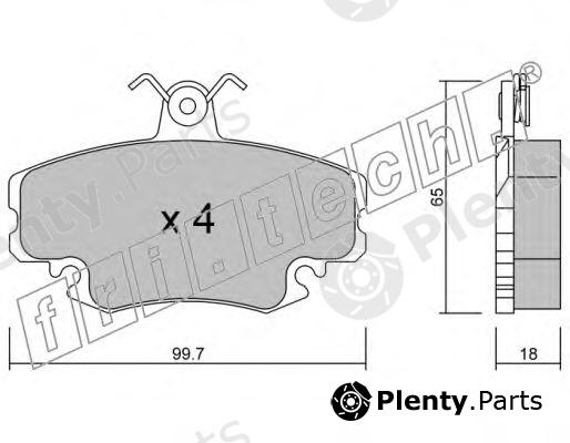  fri.tech. part 122.0 (1220) Brake Pad Set, disc brake