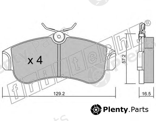  fri.tech. part 125.0 (1250) Brake Pad Set, disc brake
