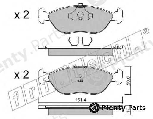  fri.tech. part 128.0 (1280) Brake Pad Set, disc brake