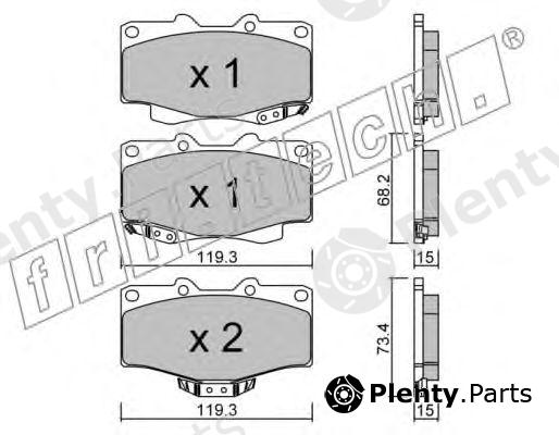  fri.tech. part 131.0 (1310) Brake Pad Set, disc brake