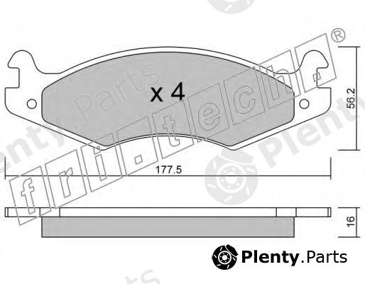  fri.tech. part 135.0 (1350) Brake Pad Set, disc brake