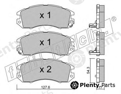  fri.tech. part 137.0 (1370) Brake Pad Set, disc brake