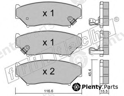  fri.tech. part 138.0 (1380) Brake Pad Set, disc brake