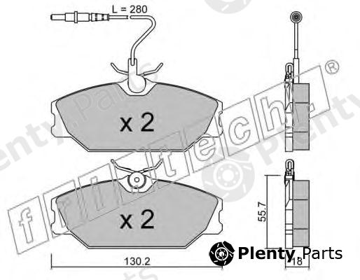  fri.tech. part 144.0 (1440) Brake Pad Set, disc brake
