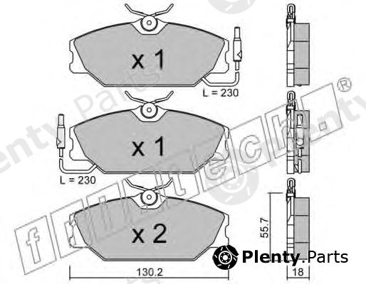 fri.tech. part 144.1 (1441) Brake Pad Set, disc brake