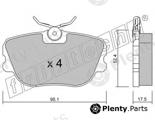  fri.tech. part 153.0 (1530) Brake Pad Set, disc brake
