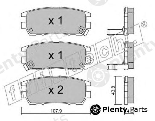  fri.tech. part 154.0 (1540) Brake Pad Set, disc brake