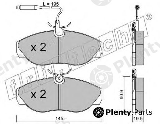  fri.tech. part 157.0 (1570) Brake Pad Set, disc brake