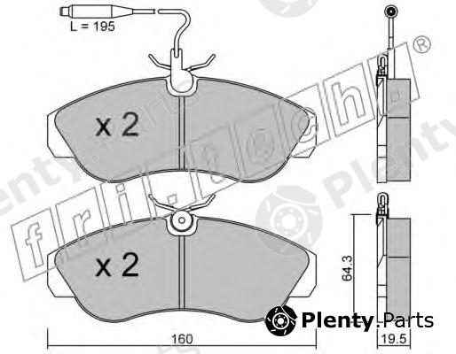  fri.tech. part 158.0 (1580) Brake Pad Set, disc brake
