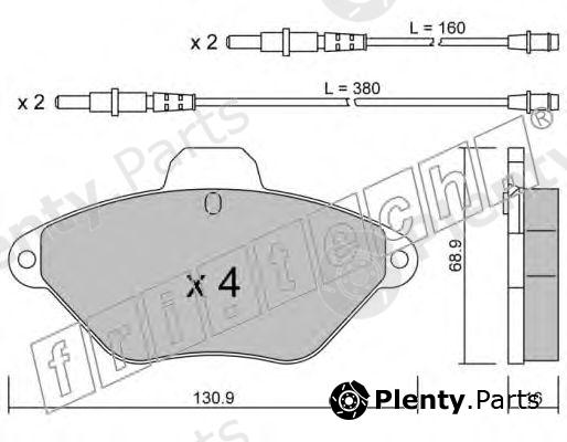  fri.tech. part 160.0 (1600) Brake Pad Set, disc brake