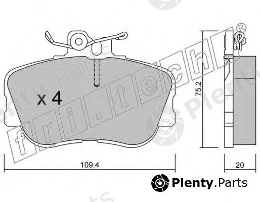  fri.tech. part 161.0 (1610) Brake Pad Set, disc brake