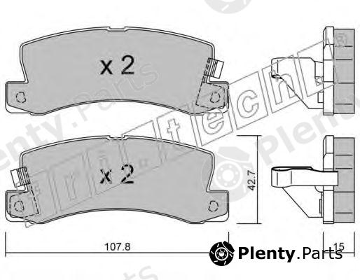  fri.tech. part 164.1 (1641) Brake Pad Set, disc brake