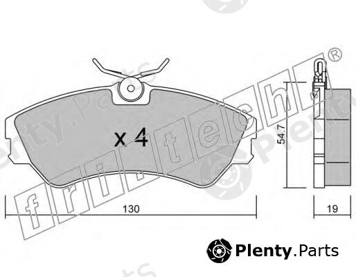  fri.tech. part 165.0 (1650) Brake Pad Set, disc brake