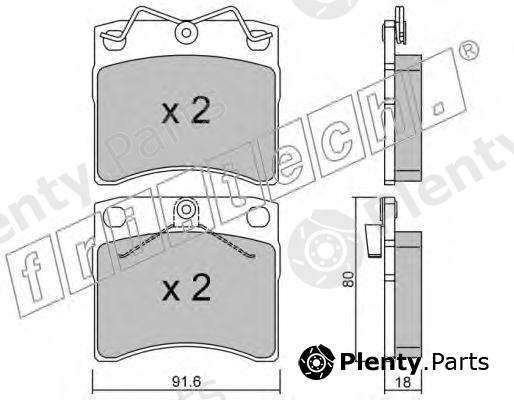  fri.tech. part 166.1 (1661) Brake Pad Set, disc brake