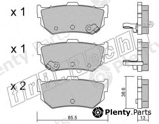 fri.tech. part 172.0 (1720) Brake Pad Set, disc brake