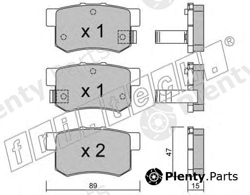  fri.tech. part 176.0 (1760) Brake Pad Set, disc brake