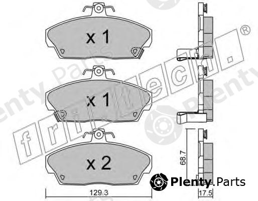  fri.tech. part 177.0 (1770) Brake Pad Set, disc brake