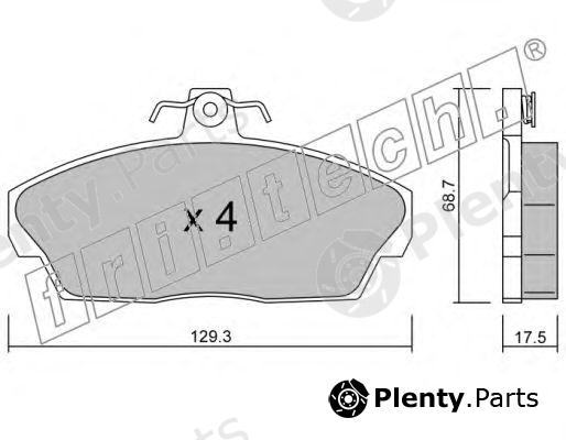  fri.tech. part 177.1 (1771) Brake Pad Set, disc brake
