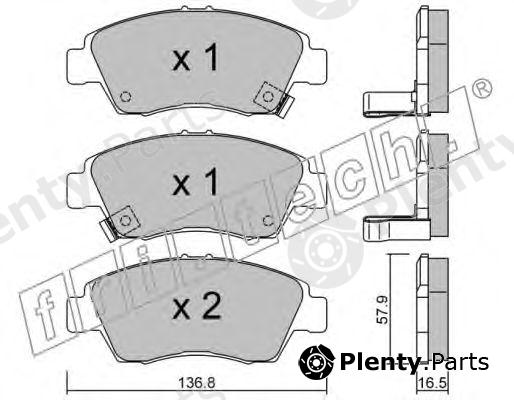  fri.tech. part 178.0 (1780) Brake Pad Set, disc brake