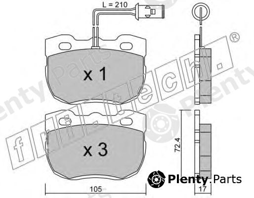  fri.tech. part 180.0 (1800) Brake Pad Set, disc brake