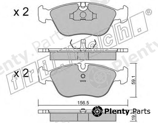  fri.tech. part 189.0 (1890) Brake Pad Set, disc brake