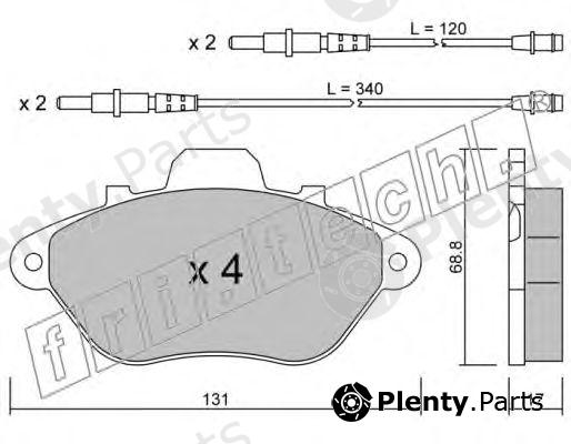  fri.tech. part 192.0 (1920) Brake Pad Set, disc brake