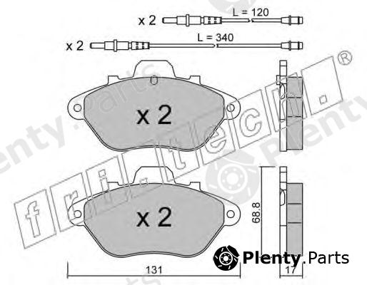  fri.tech. part 192.1 (1921) Brake Pad Set, disc brake