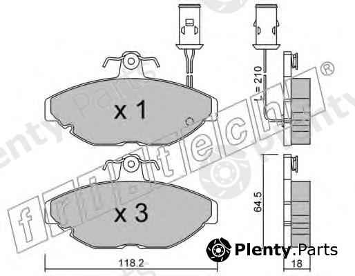  fri.tech. part 198.0 (1980) Brake Pad Set, disc brake