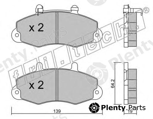  fri.tech. part 201.1 (2011) Brake Pad Set, disc brake