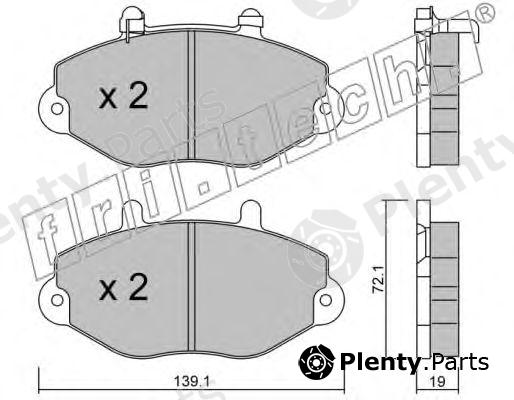  fri.tech. part 202.1 (2021) Brake Pad Set, disc brake