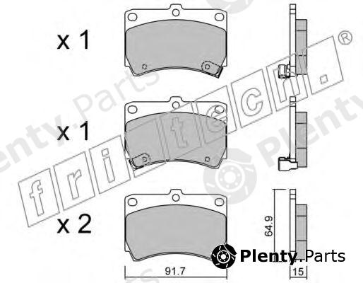  fri.tech. part 203.0 (2030) Brake Pad Set, disc brake