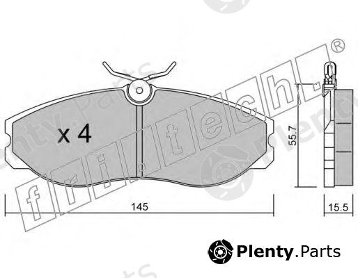  fri.tech. part 206.0 (2060) Brake Pad Set, disc brake