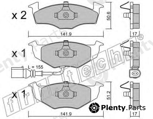  fri.tech. part 215.3 (2153) Brake Pad Set, disc brake