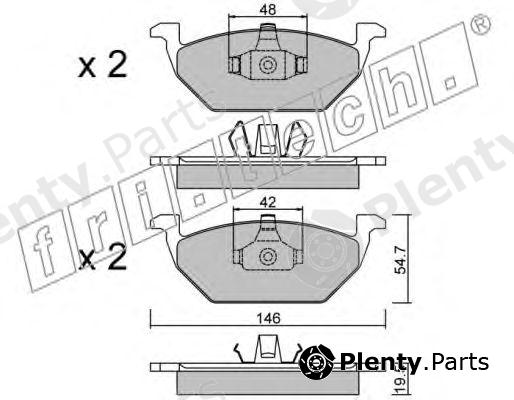  fri.tech. part 220.1 (2201) Brake Pad Set, disc brake