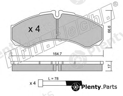  fri.tech. part 221.3 (2213) Brake Pad Set, disc brake