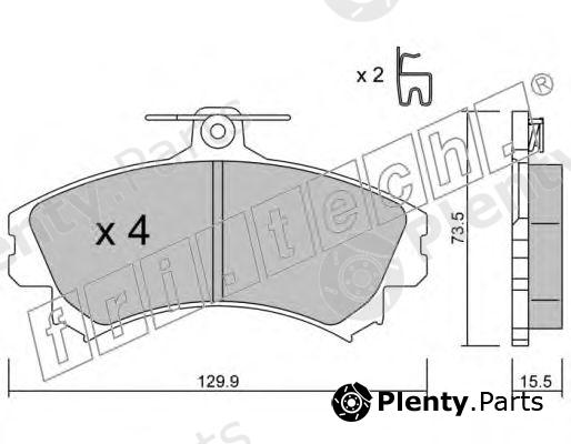  fri.tech. part 225.0 (2250) Brake Pad Set, disc brake